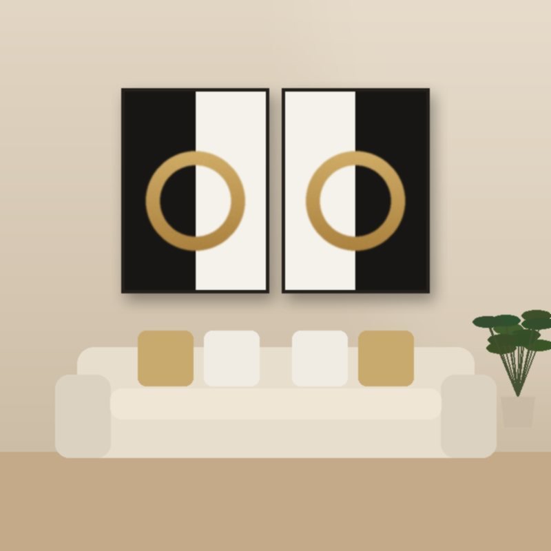 Abstract Circle Art