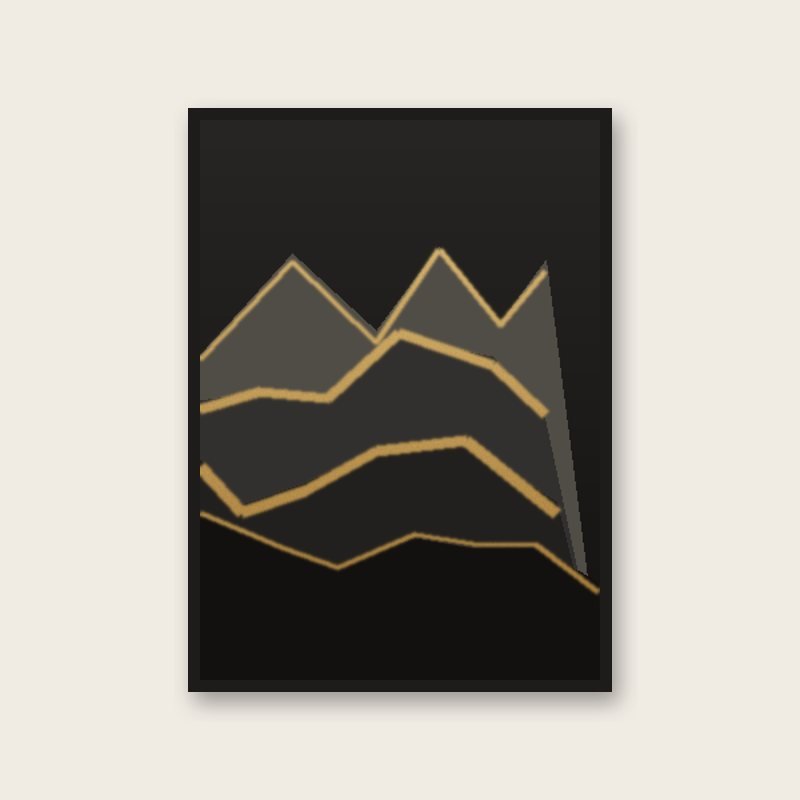 Black & Gold Abstract image 2