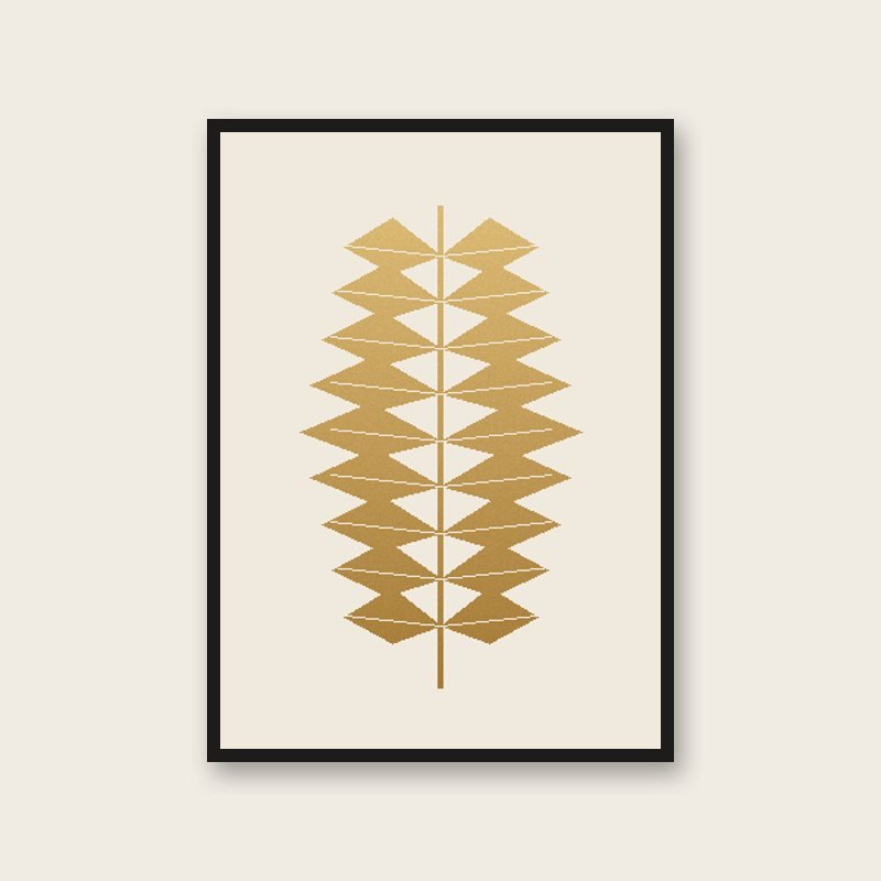 Golden Leaves Canvas image 2